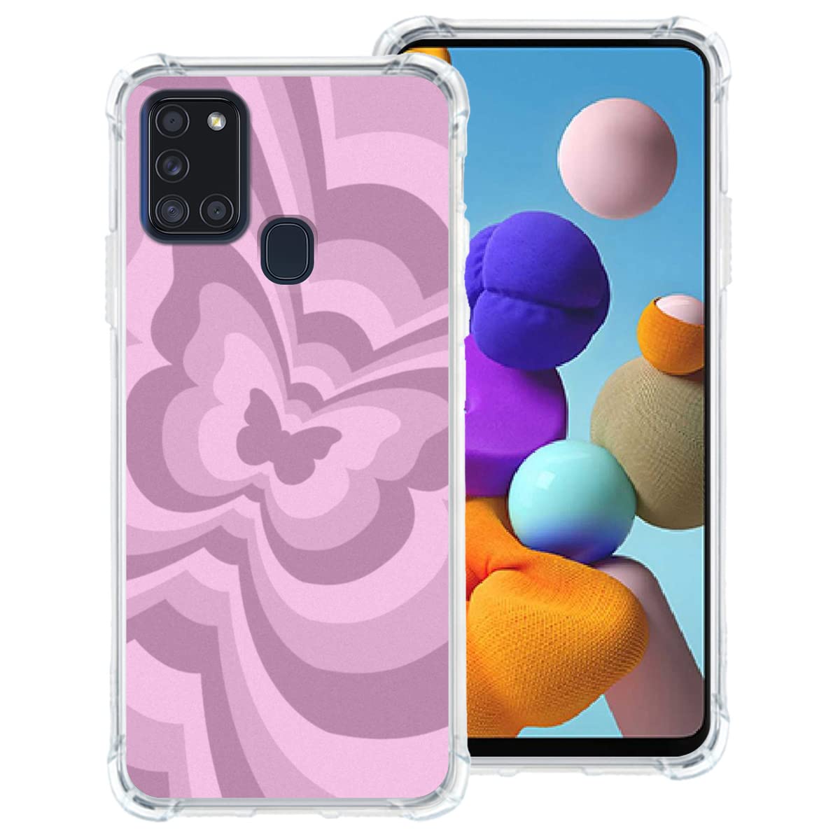 Amazon.com: zaztify Phone Case for Samsung Galaxy A21s, Pink